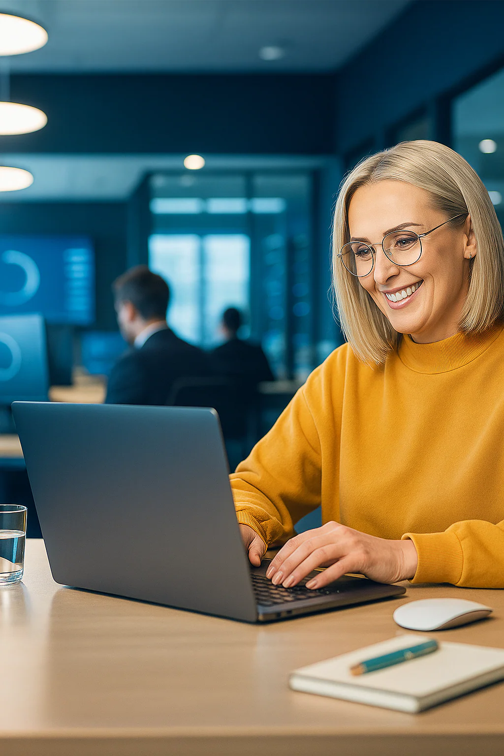 Microsoft 365 Teamarbeit Illustration